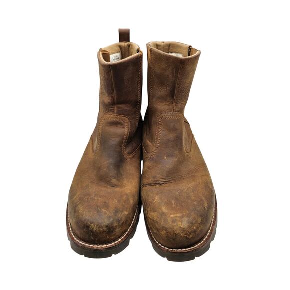 Kodiak Canada Mens Sz 13 Slip On Waterproof Boots Brown Leather Chore main image 4